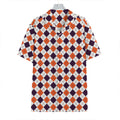 Halloween Checked Pattern Print Hawaiian Shirt