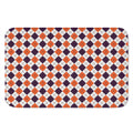 Halloween Checked Pattern Print Indoor Door Mat