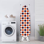 Halloween Checked Pattern Print Ironing Board Cover
