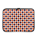 Halloween Checked Pattern Print Laptop Sleeve