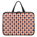 Halloween Checked Pattern Print Laptop Sleeve With Handle