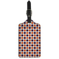 Halloween Checked Pattern Print Luggage Tag