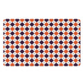 Halloween Checked Pattern Print Polyester Doormat