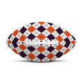 Halloween Checked Pattern Print Rugby Ball