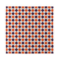 Halloween Checked Pattern Print Silk Bandana
