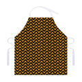 Halloween Chevron Pattern Print Adjustable Apron