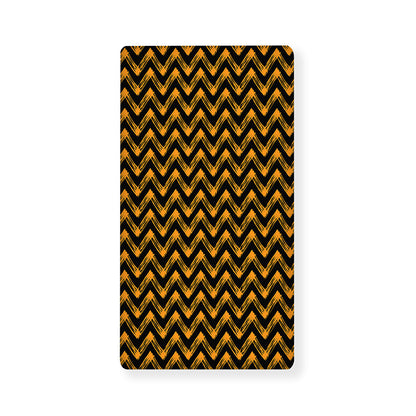 Halloween Chevron Pattern Print Baby Crib Sheet