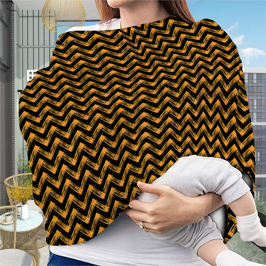 Halloween Chevron Pattern Print Baby Seat Cover