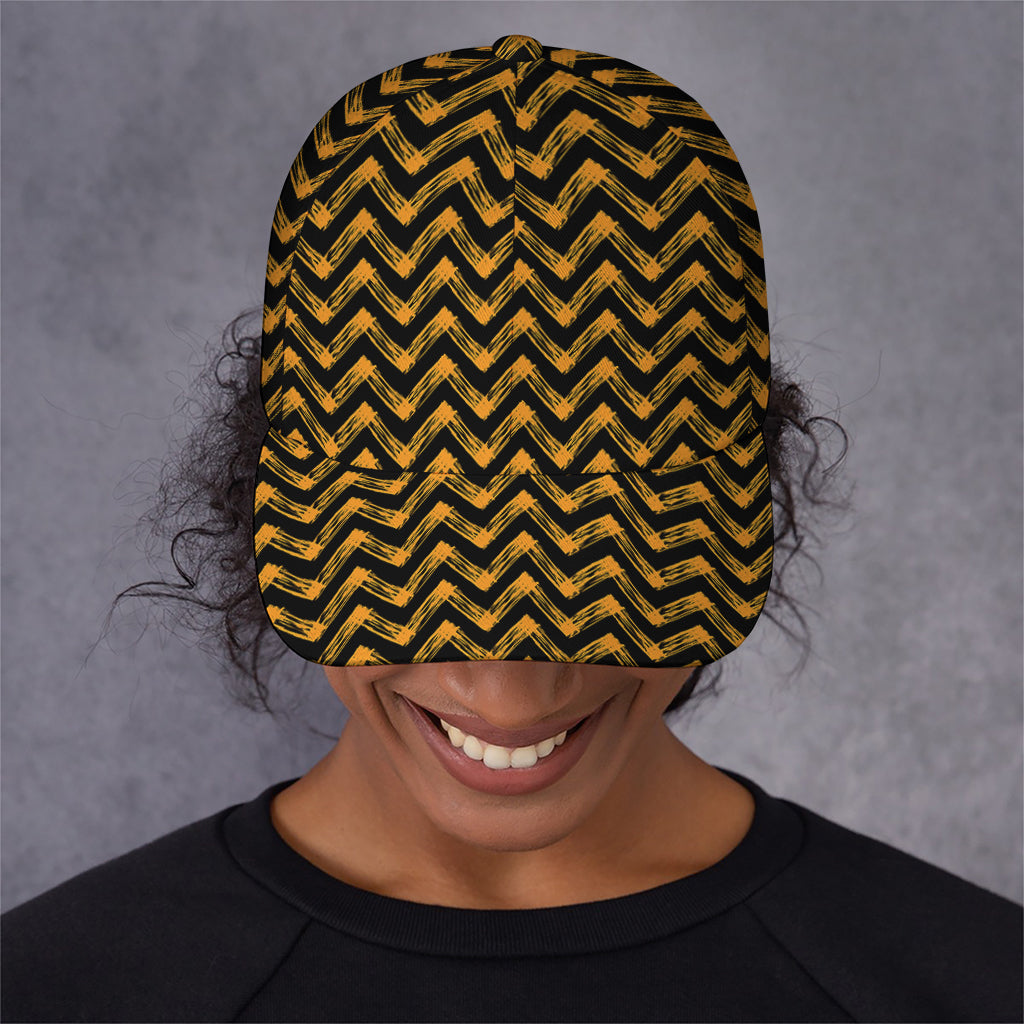 Halloween Chevron Pattern Print Baseball Cap