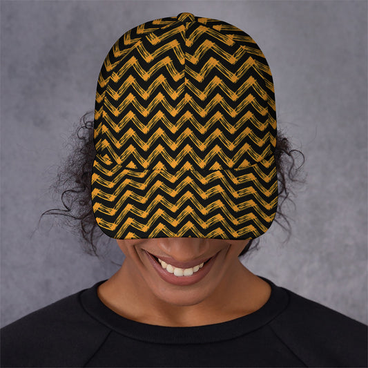 Halloween Chevron Pattern Print Baseball Cap