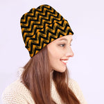 Halloween Chevron Pattern Print Beanie