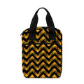 Halloween Chevron Pattern Print Bible Tote Bag