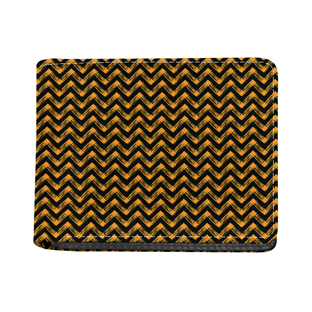 Halloween Chevron Pattern Print Bifold Wallet