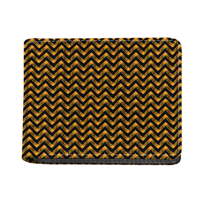Halloween Chevron Pattern Print Bifold Wallet