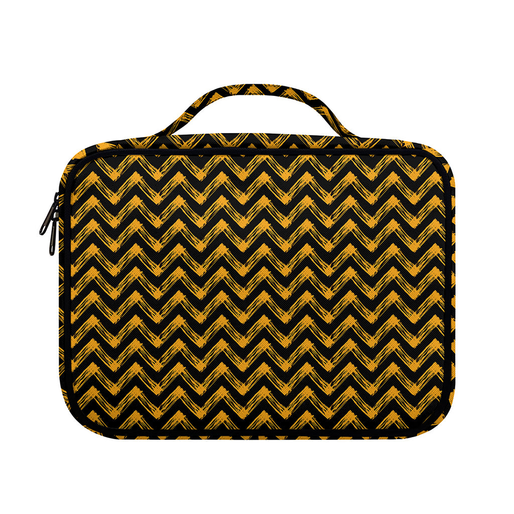 Halloween Chevron Pattern Print Briefcase Bible Bag