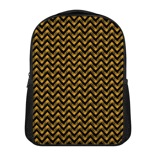 Halloween Chevron Pattern Print Casual Backpack
