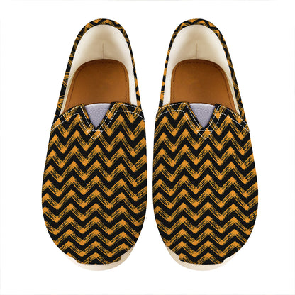 Halloween Chevron Pattern Print Casual Shoes