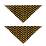 Halloween Chevron Pattern Print Dog Bandana
