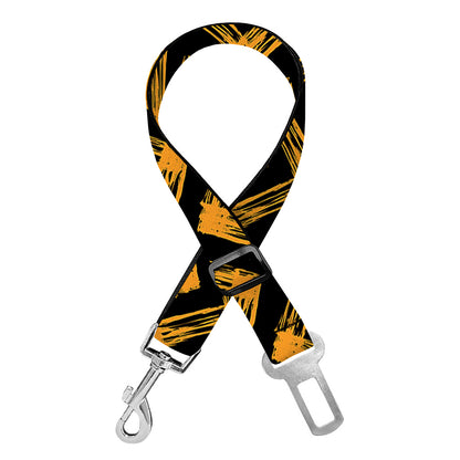 Halloween Chevron Pattern Print Dog Seat Belt