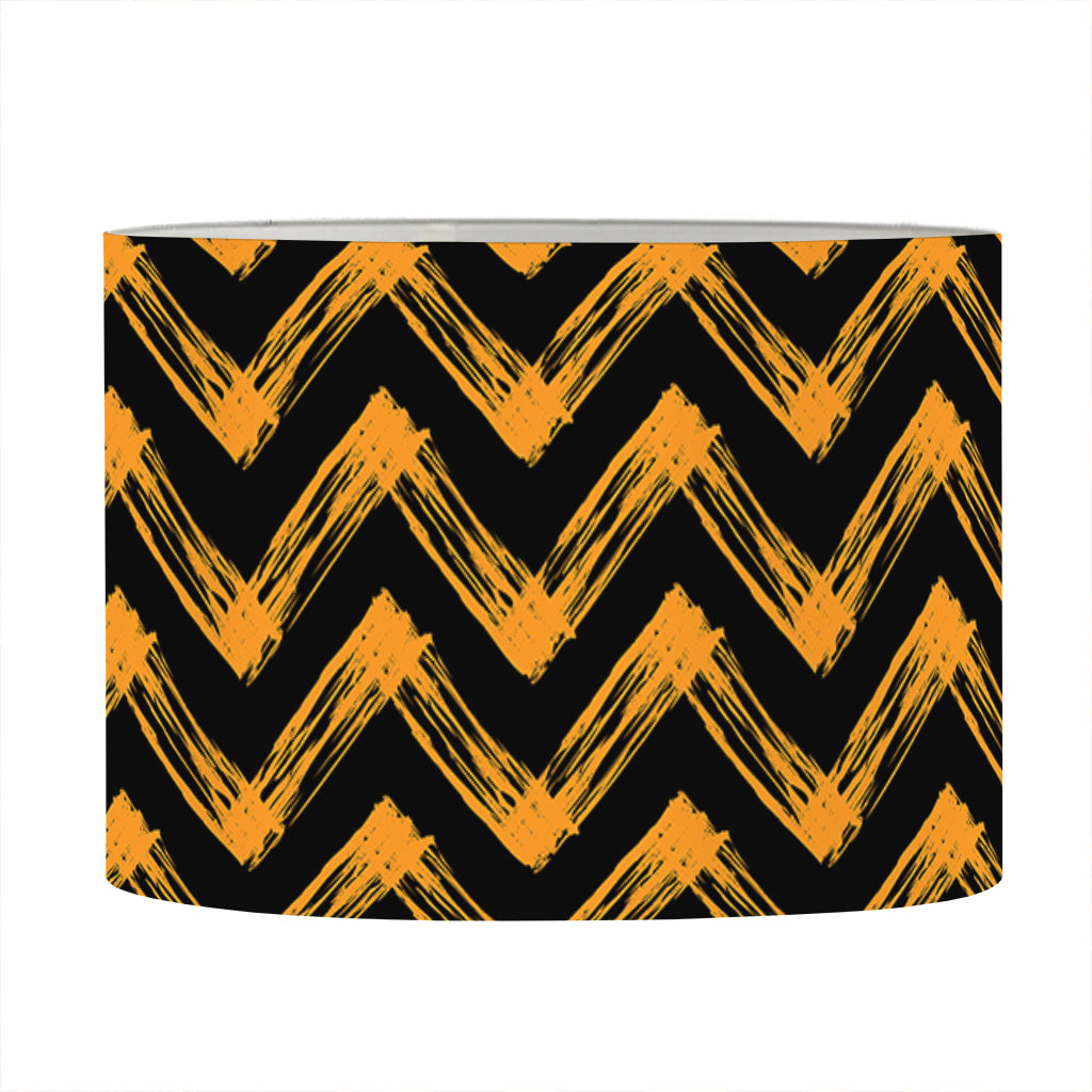 Halloween Chevron Pattern Print Drum Lamp Shade