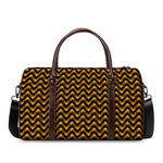 Halloween Chevron Pattern Print Duffle Bag