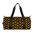 Halloween Chevron Pattern Print Gym Bag