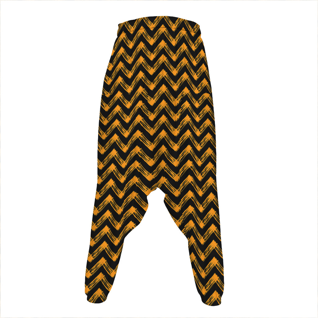 Halloween Chevron Pattern Print Hammer Pants