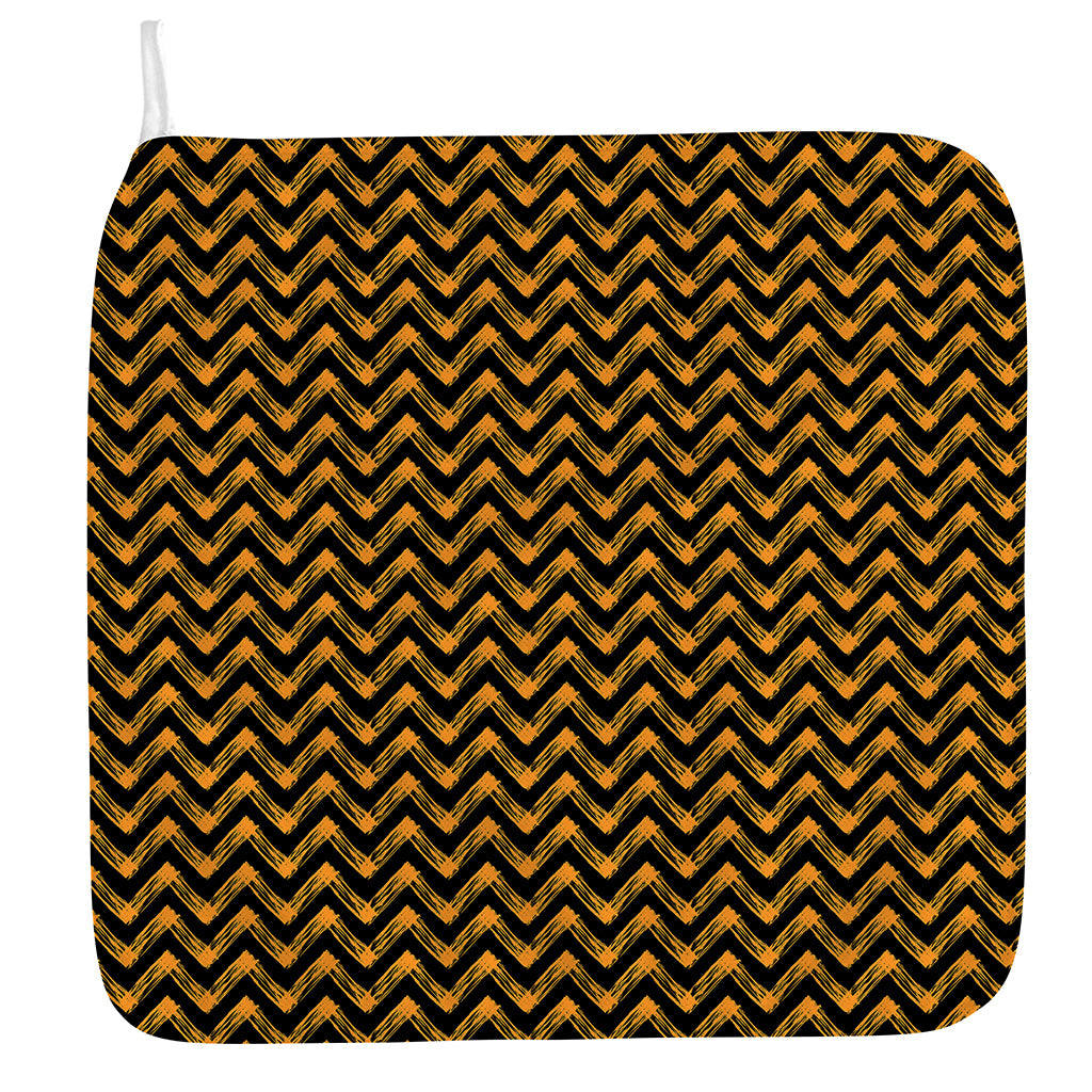 Halloween Chevron Pattern Print Hand Towel