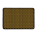 Halloween Chevron Pattern Print Kitchen Mat