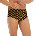 Halloween Chevron Pattern Print Men's Briefs
