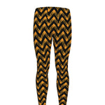 Halloween Chevron Pattern Print Men's leggings