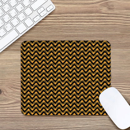 Halloween Chevron Pattern Print Mouse Pad