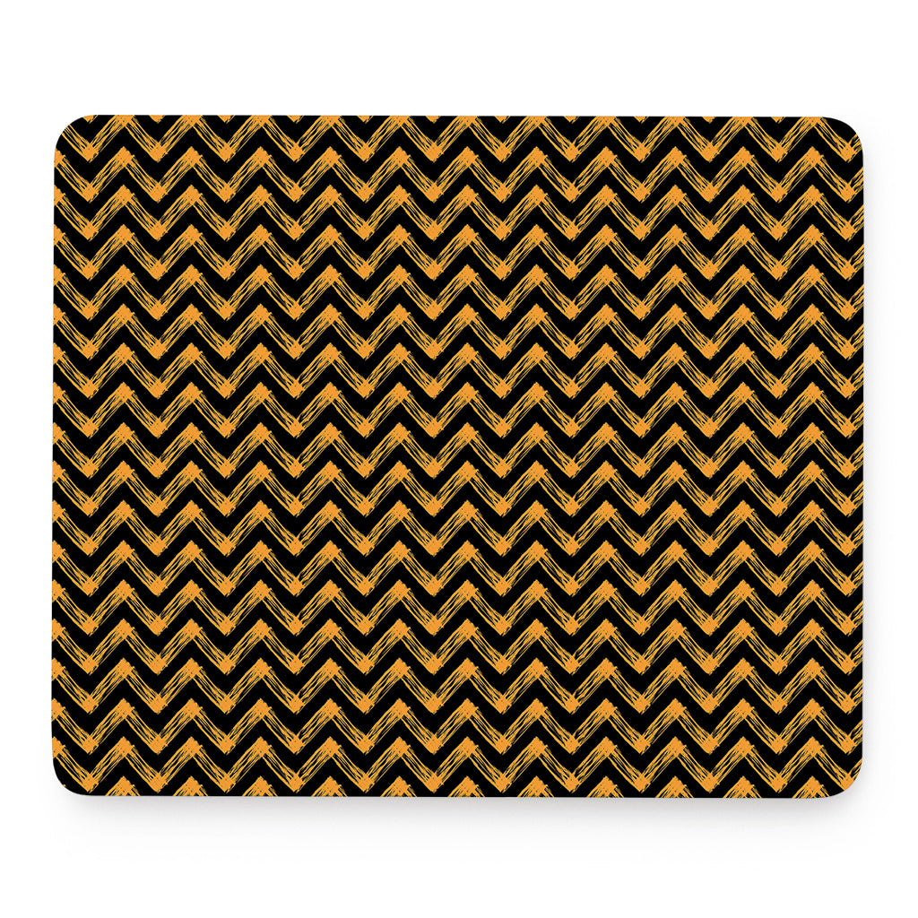 Halloween Chevron Pattern Print Mouse Pad