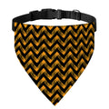 Halloween Chevron Pattern Print Over The Collar Dog Bandana