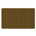 Halloween Chevron Pattern Print Polyester Doormat