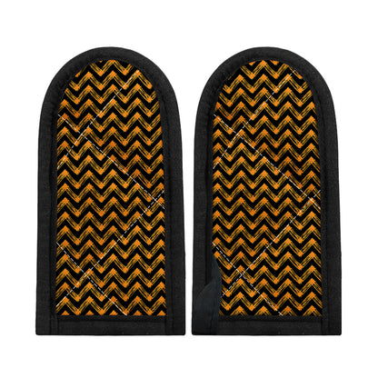 Halloween Chevron Pattern Print Skillet Handle Cover