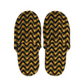 Halloween Chevron Pattern Print Slippers