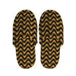 Halloween Chevron Pattern Print Slippers