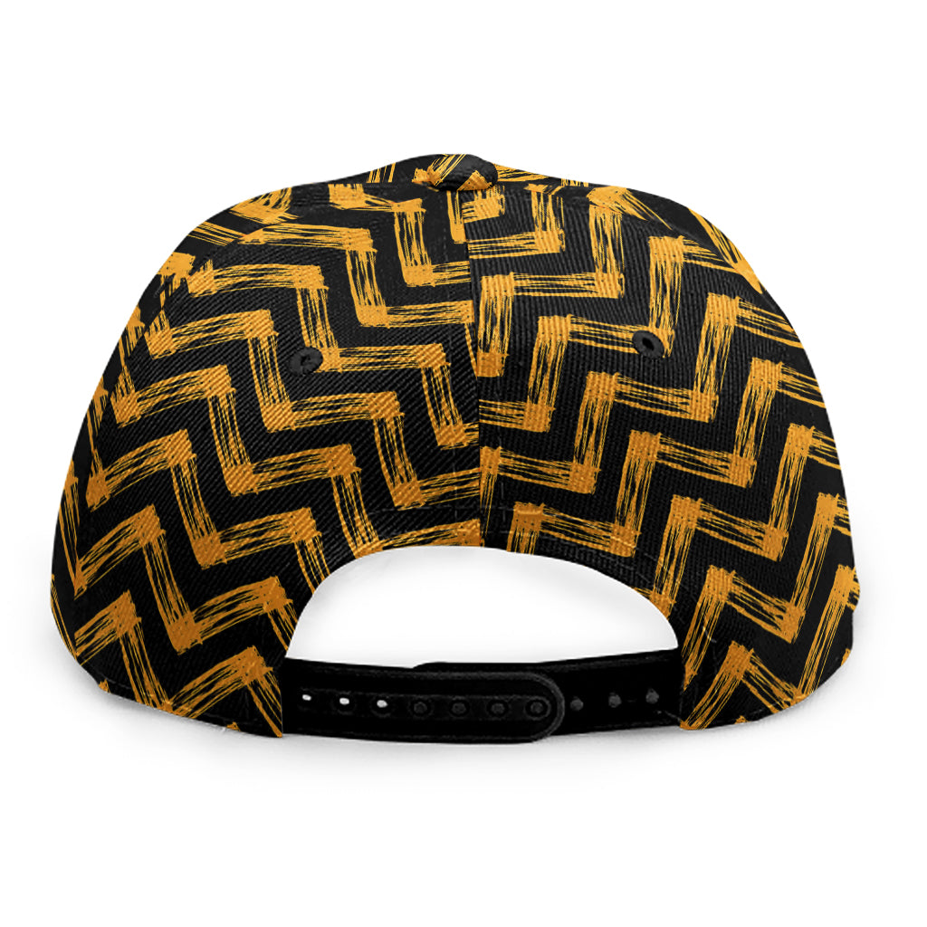 Halloween Chevron Pattern Print Snapback Cap