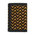 Halloween Chevron Pattern Print Trifold Wallet