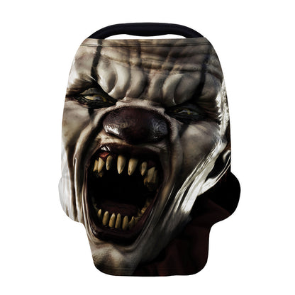 Halloween Clown Print Baby Seat Cover