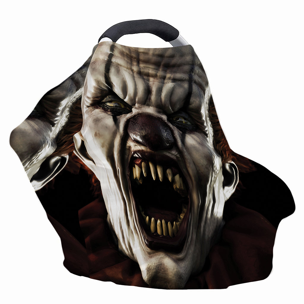 Halloween Clown Print Baby Seat Cover