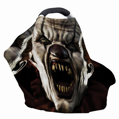 Halloween Clown Print Baby Seat Cover