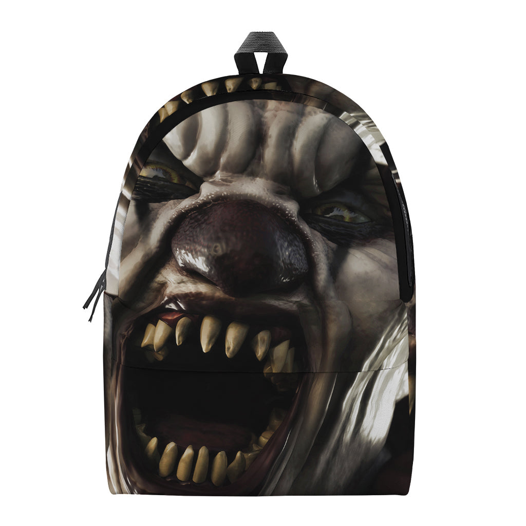 Halloween Clown Print Backpack