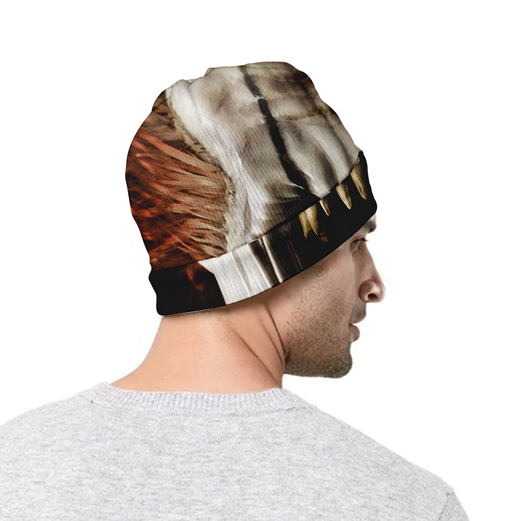 Halloween Clown Print Beanie