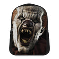 Halloween Clown Print Casual Backpack