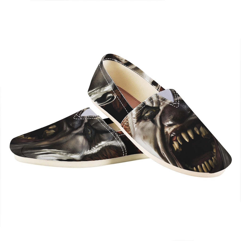 Halloween Clown Print Casual Shoes