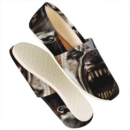 Halloween Clown Print Casual Shoes