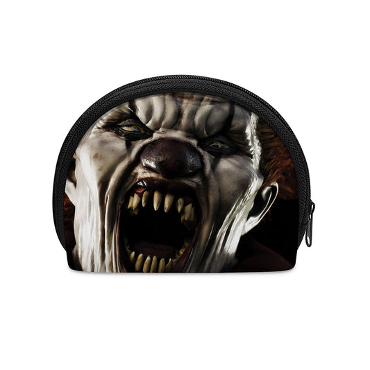 Halloween Clown Print Coin Purse