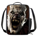 Halloween Clown Print Crossbody Lunch Bag